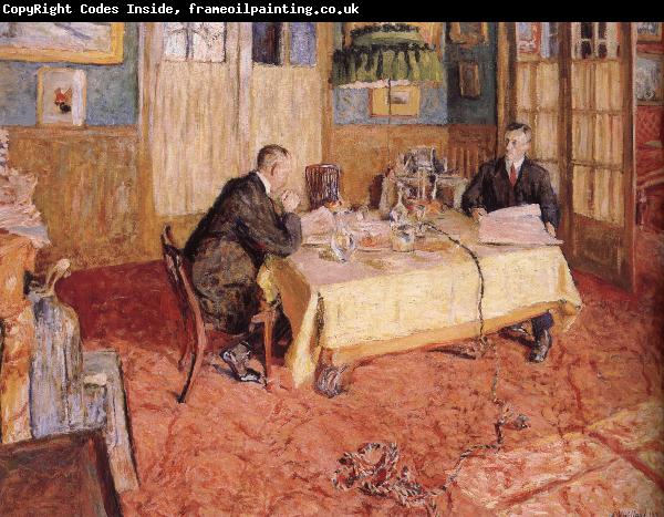 Edouard Vuillard In the office